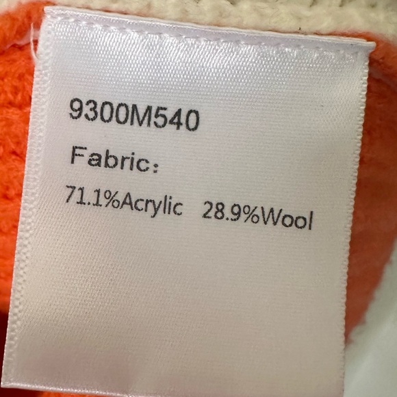 J.ING Jacky Color Block Oversized Wool Sweater - Picture 8 of 9